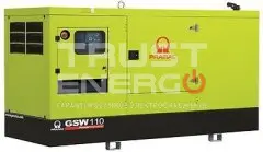 Дизельный генератор Pramac GSW 110 I В кожухе