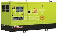 Дизельный генератор Pramac GSW 110 I В кожухе